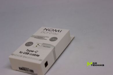 Кабель Nomi DCF 015c USB Type-C 0,15м білий