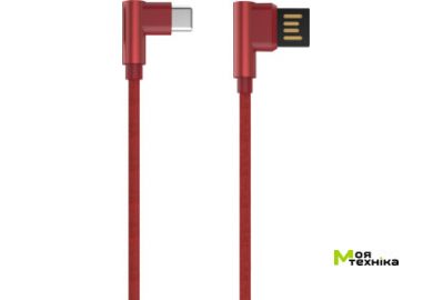 Кабель Nomi DCPQ 10c USB Type-C 1м красный