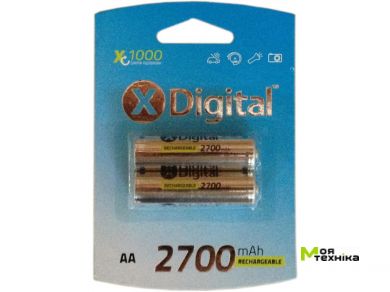 Аккумулятор X-Digital AA/HR06 NI-MH 2700 mAh BL 2 шт