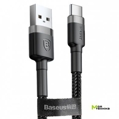 Кабель Baseus Cafule USB Micro 1м чорно-сірий
