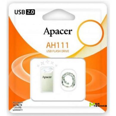 USB флеш Apacer AH111 64GB Crystal