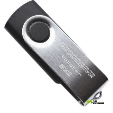 USB флеш Goodram UTS2 (Twister) 64GB Black (UTS2-0640K0R11)