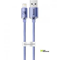 Кабель Baseus USB to Lightning 2.4A 1.2m (CAJY000005) фіолет