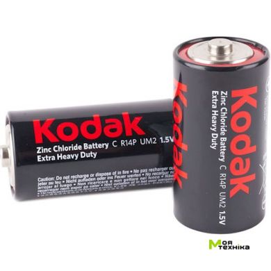 Батарейка KODAK EXTRA HEAVY DUTY R14 коробка