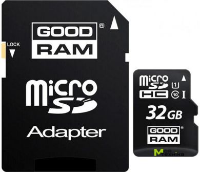 Карта памяти Goodram microSDHC UHS-I 32GB class10+SD