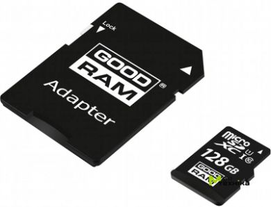 Карта памяти Goodram microSDXC UHS-I 128GB сlass10 +SD