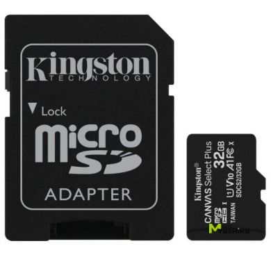 Карта памяти Kingston microSDHC UHS-I 100R A1 32GB class 10
