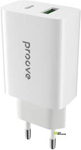 Зарядное устройство Proove Rapid 20W (Type-C + USB) (белый)