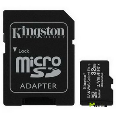 Карта пам'яті Kingston microSDHC UHS-I 100R A1 32GB class 10